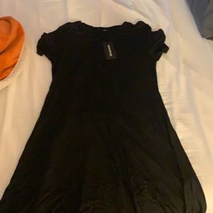 Black t shirt dress